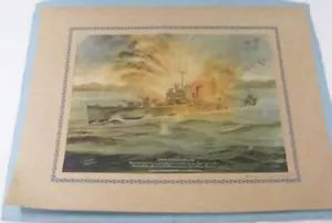 WWII U.S.S. NASHVILLE, cl43 I.R. Attacco Kamikaze Ike Lloyd Lloyd di Vallejo - Foto 1 di 12
