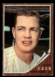 1962 Topps NORM CASH #250 GDVG Detroit Tigers - Bild 1 von 2