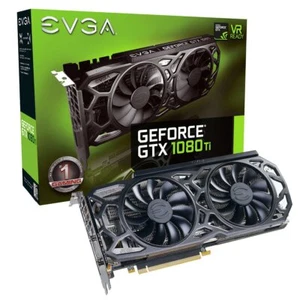 EVGA GeForce GTX 1080 Ti SC Black Edition Gaming, 11GB GDDR5X,11G-P4-6393-KR - Picture 1 of 7