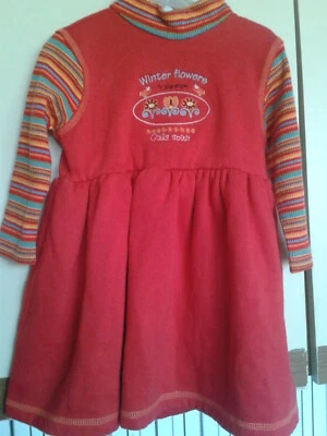 2  Frühjahrskleider Herbst Kleider C&A  Freizeit Ärmellos Langarm Größe 86 - Bild 1 von 4