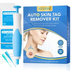 1/2Sets Natural Painless Skin Tag Mole Wart Removal Kit Auto SKIN TAG Remover AU - Picture 1 of 18