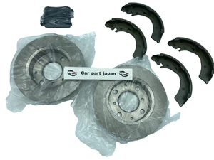 Honda Acty Fits HA3 HA4 HH3 HH4 Front Brake Rotors Pads Shoes Set - Picture 1 of 12