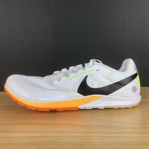 SZ 9 | Nike Zoom Rival 6 XC Cross Country Track Spikes White Orange DX7999-100 - Picture 1 of 8