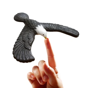 Balance Eagle Balance Pájaro Descompresión Juguetes Escritorio Decoración 14*18cm Negro - Imagen 1 de 5