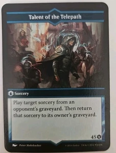Arena of the Planeswalkers Talent Of The Telepath Replacement Game Card MTG - Picture 1 of 2