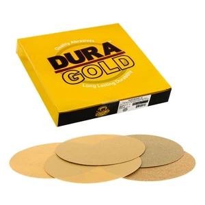 Variety Pack - 8" Gold PSA Self Adhesive Sanding Discs for DA Sanders Box of 10 - Picture 1 of 5