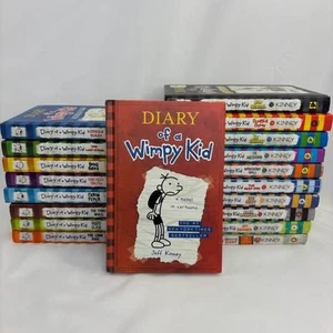 Diary of a Wimpy Kid 1-18 and Movie Diary Hardcover Books - Picture 1 of 8