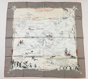 Hermes Carre 90 Hommage a l’Explorateur Sir Shackleton /Zoe Pauwels:JP - Picture 1 of 7