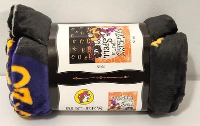 2025 Buc-ee's Halloween "Put A Spell On Me" мягкий и удобный 50 дюймов x 70 дюймов - новый!! - Изображение 1 из 3