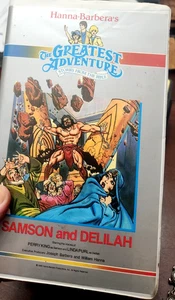 Vtg Kids Christian VHS 80s Hanna Barbera Greatest Adventure Bible Samson Delilah - Picture 1 of 3