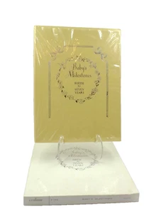 New Baby Book “Baby’s Milestones - Birth To Seven Years” Yellow by C.R. Gibson - Picture 1 of 2