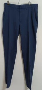 Haggar Active Series Herren Anzughose dunkelblau 32 x 32 Plissee Slim Fit - Bild 1 von 14