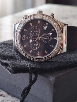 Reloj Blue Mop Lucien Piccard bisel diamante Foto 1 de 3