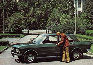 Cartolina Auto Fiat Polski 132 p - Imagen 1 de 2
