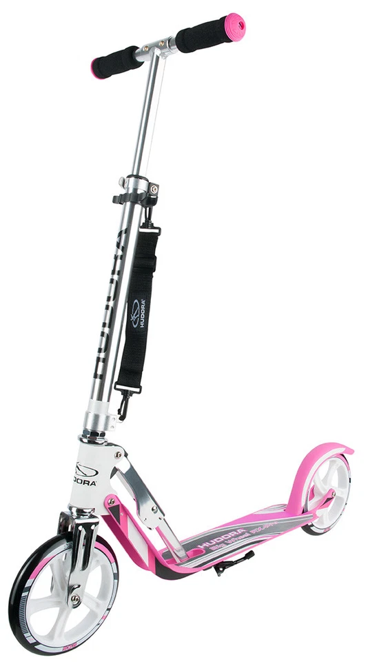 Hudora Big Wheel 205 RX-Pro Scooter Roller weiß/pink 14738/01 - Bild 1 von 1
