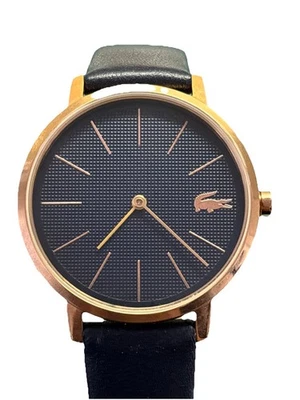 Reloj Mujer Lacoste 2001115 Luna Cuarzo Esfera Negra Malla Acero Inoxidable 35mm Foto 1 de 4