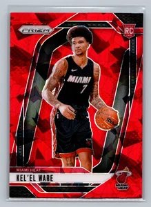 2024-25 Panini Prizm #248 Kel'el Ware Prizms Red Ice - Foto 1 di 2