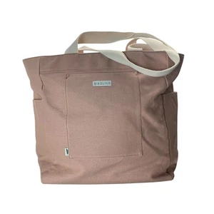 BIRDLING Borsa per pannolini in tela da viaggio in rosa polvere - Foto 1 di 8