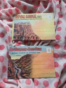 Souvenir Photo Card Sets, Royal Gorge & Big Thompson-Estes Park CO, Set of Two - Picture 1 of 12