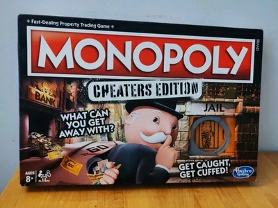 Hasbro Monopoly Board Game Cheaters Edition - 100% Complete - Image 1 of 3
