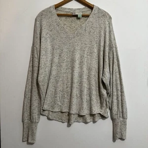 Maglione Saturday Sunday Anthropologie donna S grigio marmorizzato pullover felpa - Foto 1 di 7