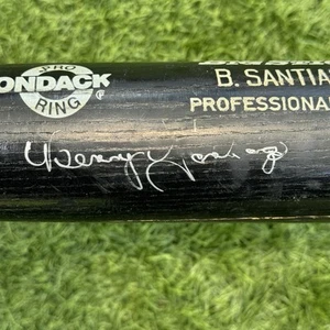 Rawlings Holz Baseballschläger signiert von Benito "Benny" Santiago Big Stick Pro - Bild 1 von 8