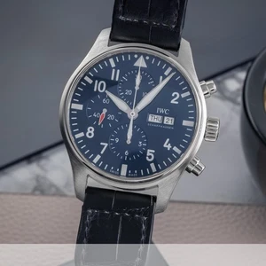 IWC Fliegeruhr Chronograph Le Petit Prince Stahl Automatik Ref IW377714 B&P 2021 - Bild 1 von 15
