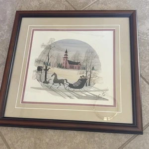 P Buckley Moss "Cherished Eve" Members Only Print, 1993, gerahmt, #8134 - Bild 1 von 11