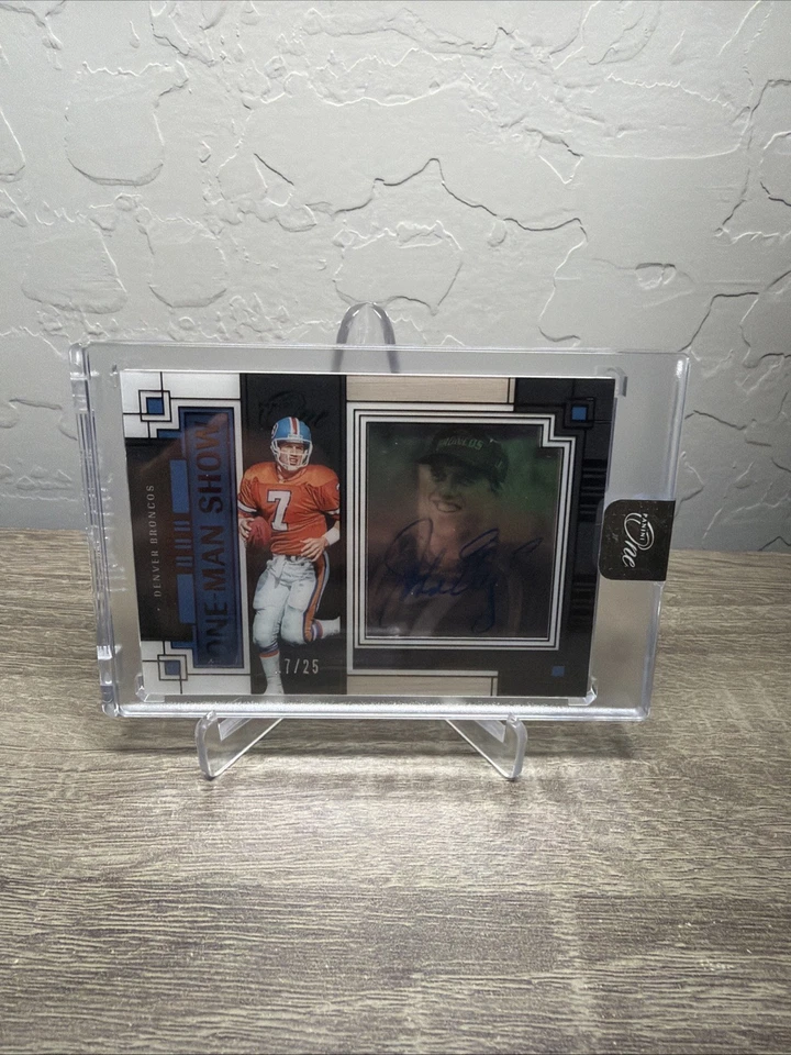 2023 Panini One John Elway One-Man Show Auto /25 #173 Denver Broncos - Imagem 1 de 1
