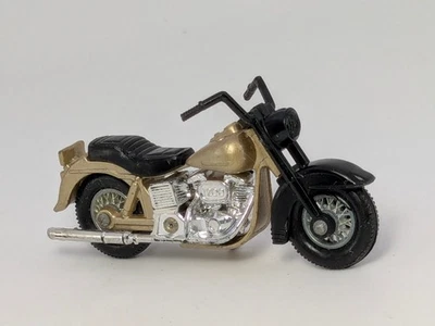 Vintage 1980 Matchbox Superfast No 50 Gold Harley Davidson Motorcycle 1200 - Image 1 of 4
