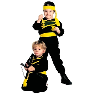 Kinderkostüm Kleiner Ninja Kostüm 104 cm Samurai Kämpfer Fasching Karneval - Bild 1 von 1