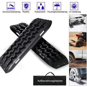 2 Stück Sandbleche Traktionsmatte Traktionshilfe Anfahrhilfe Offroad Tracks - Bild 1 von 15
