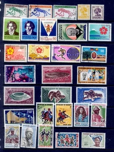 Dahomey 51 Briefmarken Sammlung Westafrika postfrisch und gebraucht - Bild 1 von 2