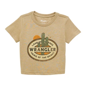 Wrangler Baby Boy's Roasted Cashew Heather Graphic T-Shirt 112361925 - Picture 1 of 10