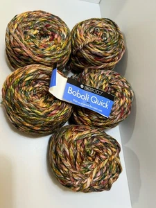 Berroco BOBOLI QUICK Yarn Wool, Acrylic blend 3.5oz ea. Set of 5 - Picture 1 of 10
