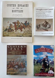 CUSTER ENGAGES THE HOSTILES by Bates : CUSTER + LITTLE BIG HORN COLLECTION - Picture 1 of 4