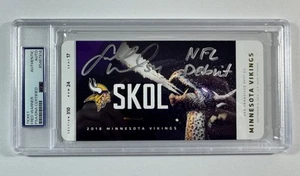 FRED WARNER SIGNED NFL DEBUT COMMEMORATIVE TICKET 9/9/18 49ERS PSA/DNA - Picture 1 of 2