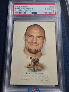 2006 Topps Allen & Ginter RANDY COUTURE PSA 10 GEM MINT - Picture 1 of 2