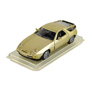 Diecast Modellauto Maßstab 1:43 German NZG Porsche 928 S Coupe Sportwagen gold - Bild 1 von 12