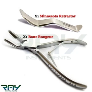 Kit de cirugía veterinaria ortopédica retractor dental Minnesota alicates Rongeur óseo - Imagen 1 de 3