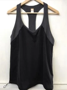Lucy Tech Racerback Ultimate Xtraining Singlet Tank Top Black Gray Size L NWT - Picture 1 of 4