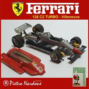 FERRARI 126 C2 TURBO MODELLO FDS NR. 703 SCALA 1:43 GIA' MONTATO (C/318) - Foto 1 di 12