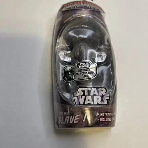 Star Wars Titanium Limited Series Die Cast Boba Fett Slave 1 silver 3" 2006 - Picture 1 of 10