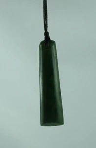 Maori Jade Carving Toki aus Neuseeland Amulett Talisman - Bild 1 von 4