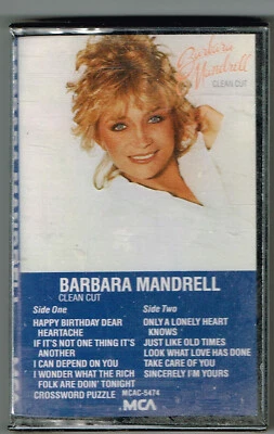 BARBARA MANDRELL Clean Cut 1984 Cassette On MCA Records MCAC-5474 Sealed! - Image 1 of 3