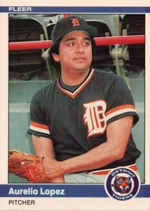 1984 Fleer Baseball #86 - Aurelio Lopez - Detroit Tigers 84-627 - Picture 1 of 2