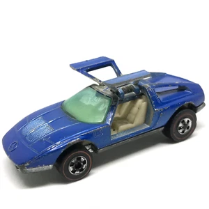 Hot Wheels Redline Mercedes-Benz C-111 1970/73 Dark Blue Light Int. Hong Kong - Picture 1 of 10