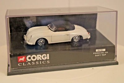 Corgi Classics 1:43s - #03701 Porsche 356 Soft Top - White - Image 1 of 4