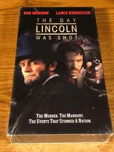 The Day Lincoln Was Shot VHS VCR Video Tape New / Sealed Movie Rob Morrow - Imagen 1 de 6