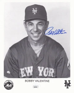 Bobby Valentine Signed New York Mets 8x10 Photo (JSA COA) - Picture 1 of 3